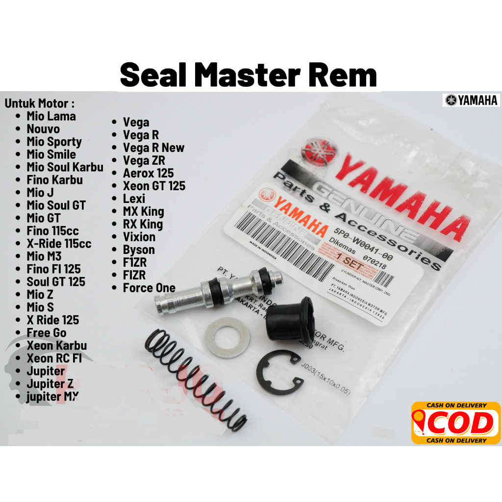 5P0-W0041-00 CONTENTS Seal Master เบรคชุด Mio SportyMio J Mio S Mio Z Mio 3 Soul GT Xride Xeon Jupit