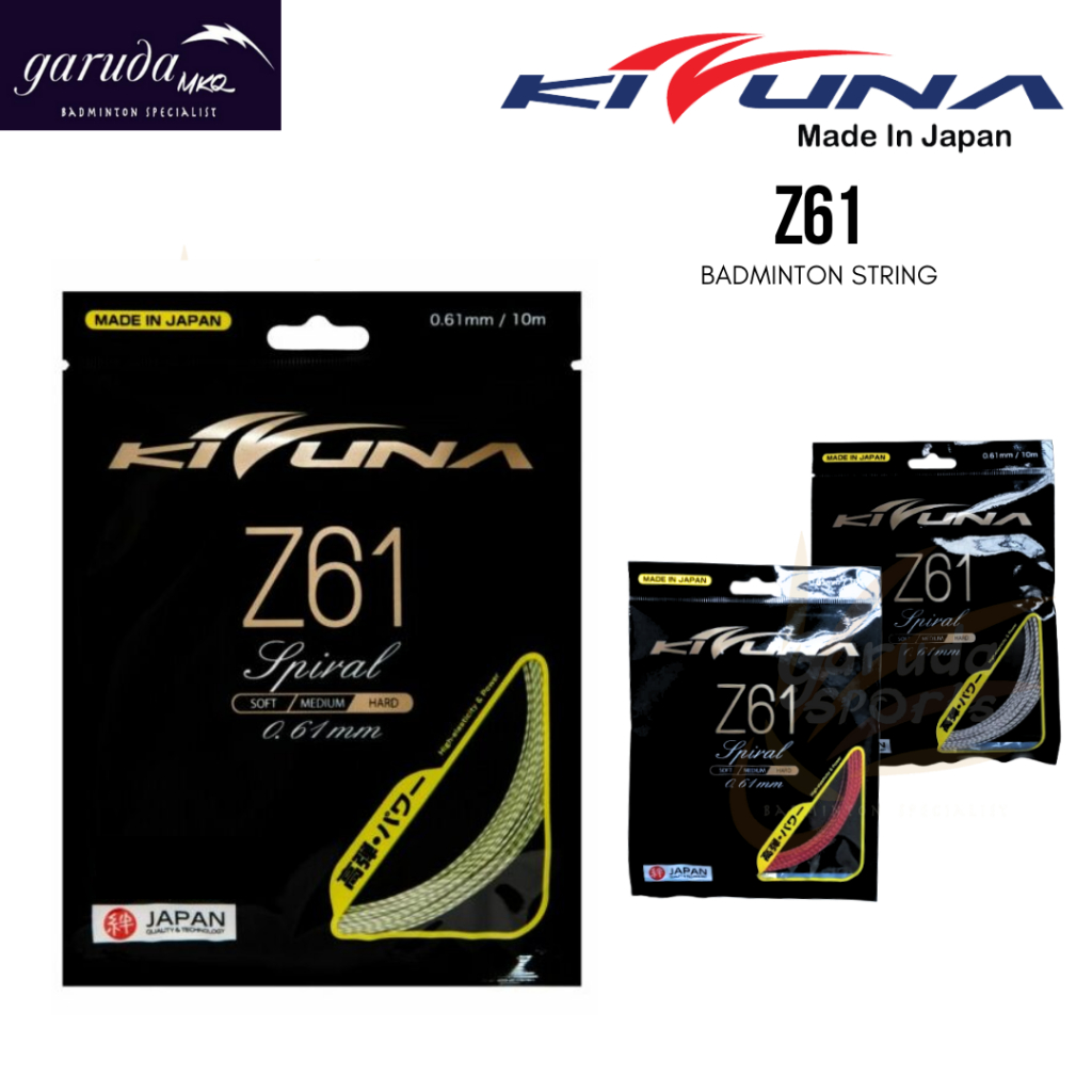 KIZUNA Z61 / KIZUNA Z 61 SPIRAL DURATECH BADMINTON STRINGS