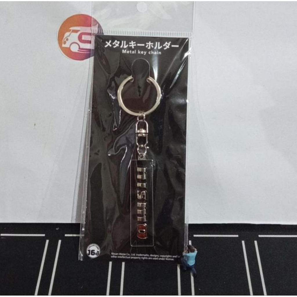 GUNGAN พวงกุญแจโลหะ nismo สีดํา (ใบอนุญาตอย่างเป็นทางการ)