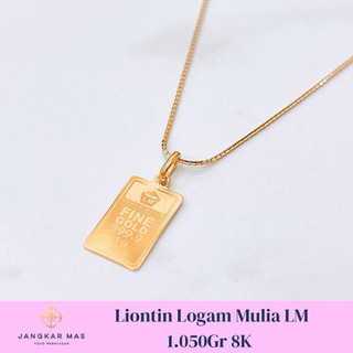 Liontin Emas Logam Mulia LM 8K 16K– Minimalis & Elegan | Cocok Hadiah & Daily Wear