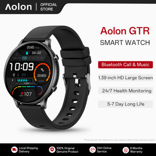 Aolon GTR 2025 Jam SmartWatch Original Bluetooth Call Jam Tangan Pria Wanita Touch Screen Sports Fitness Heart Rate Blood Pressure IP67 Waterproof Watch