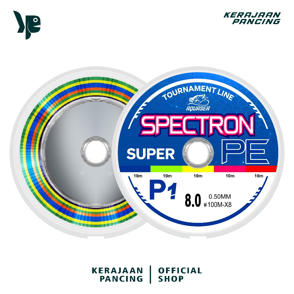 Fishing Kingdom - SPECTRON 100M CONECTING Super PE P1 X8 สายตกปลาที่แข็งแกร่งสุด
