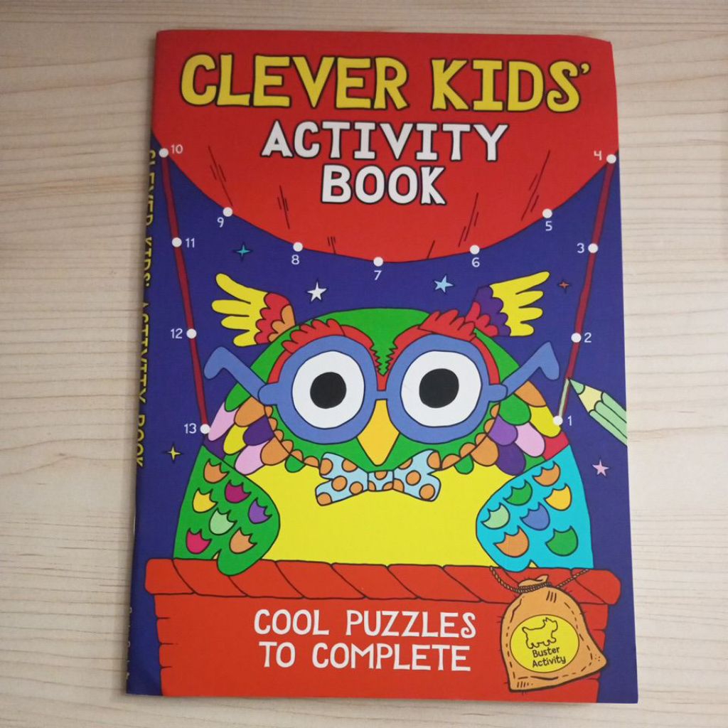 CLEVER KIDS ACTIVITY BOOK COOL PUZZLES เพื่อสมบูรณ์