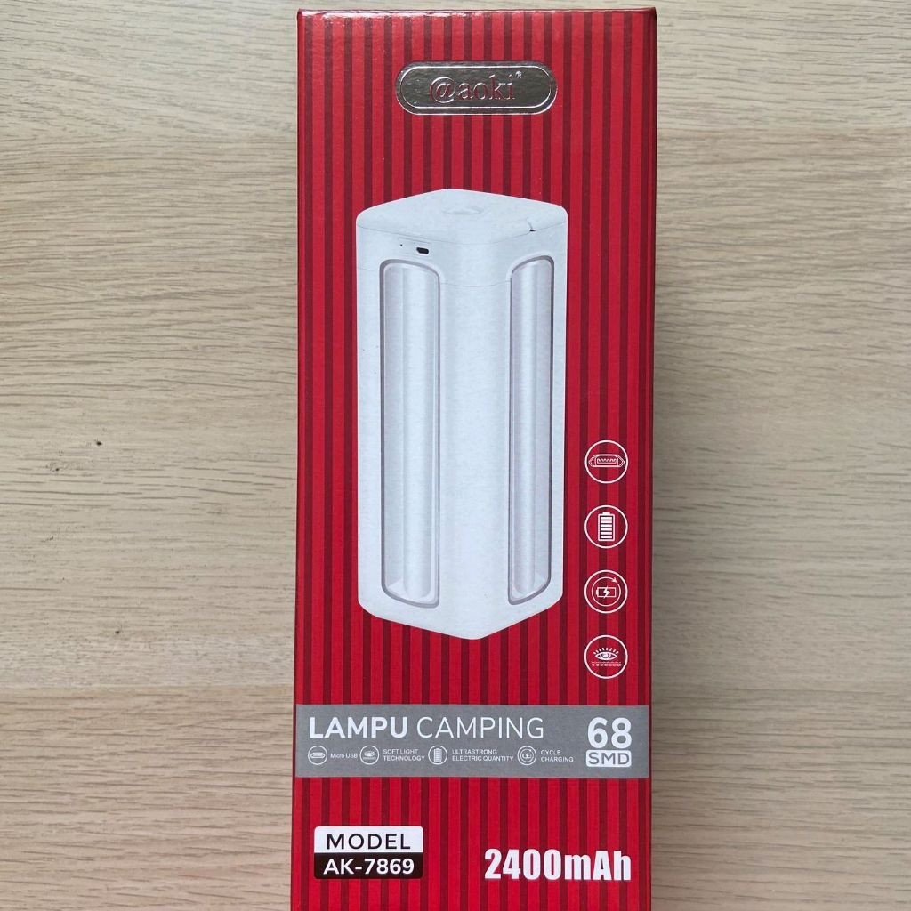 ไฟแคมป์ปิ้ง @AOKI AK-7-869 (68 SMD) 2400mAh