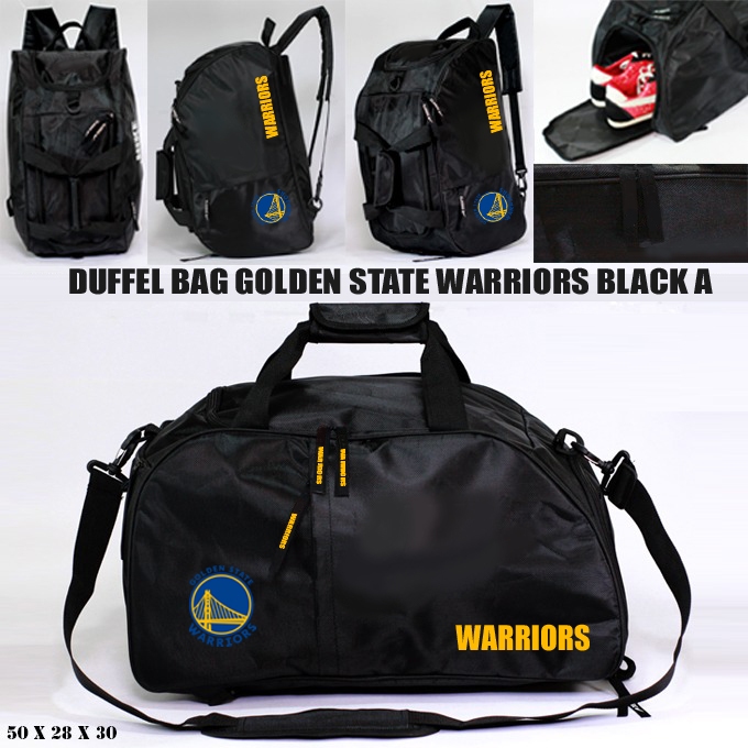 DUFFEL BAG GOLDEN STATE WARRIORS - WARRIORS BASKET TRAVEL BAG - GOLDEN STATE WARRIORS GYM BAG - NBA 