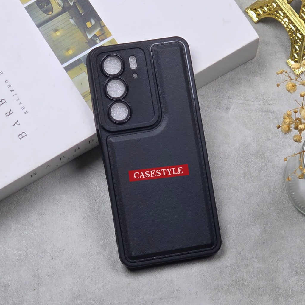 Realme C71 Realme P3 Case Leather Pro Camera Black Case Realme C71 Realme P3