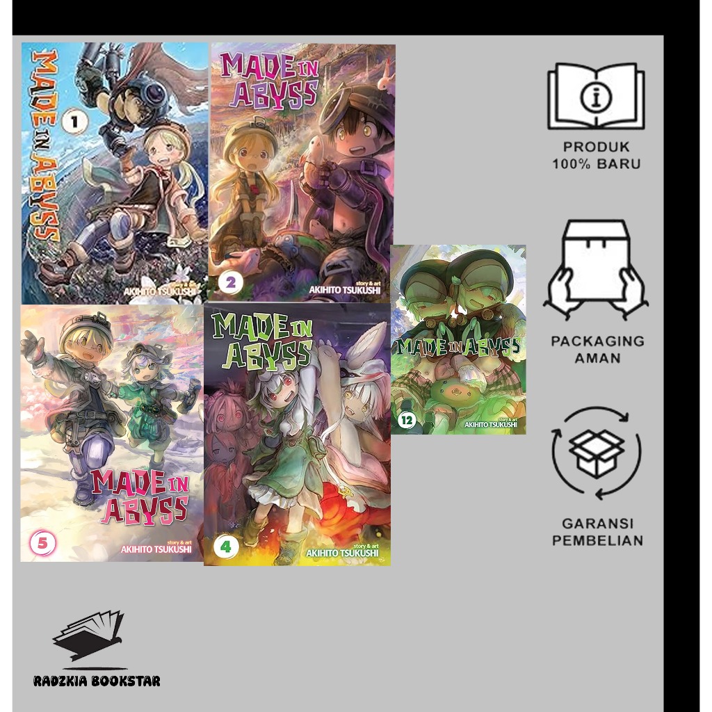 Comic Made in Abyss 12 book series by Akihito Tsukushi - Manga - vol 8