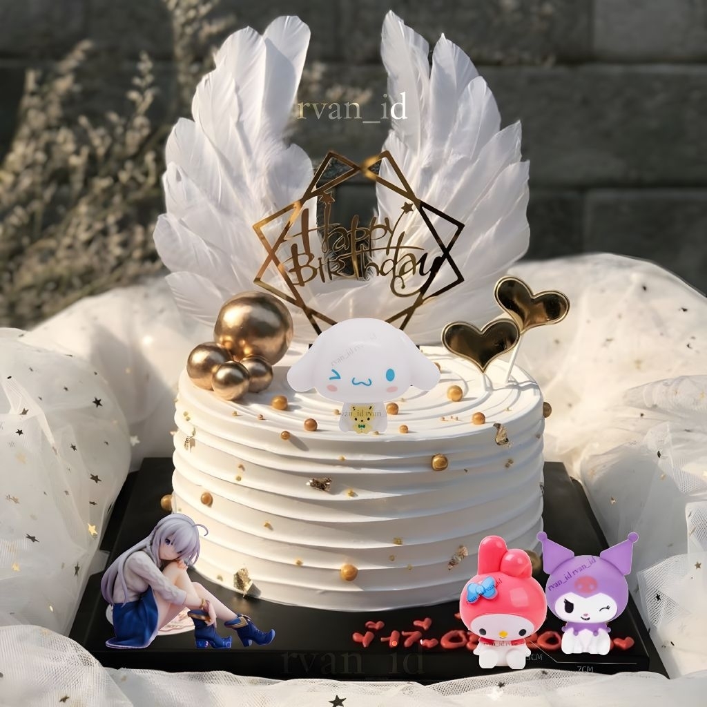 Wing Cake Topper - Birthday Cake Topper - Wedding - Anniversary