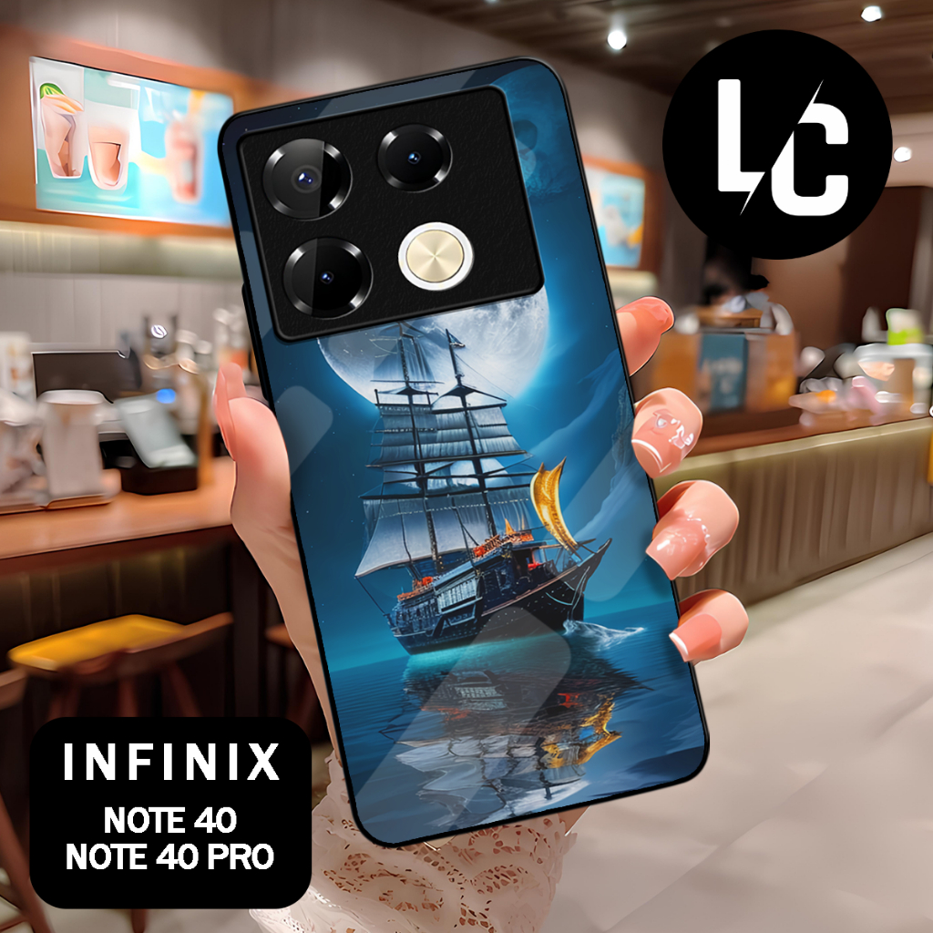 ( CA 5 ) Glossy Softcase สําหรับ infinix note 40 l note 40 pro l note 40 pro + plus l HOT 40 l HOT 4