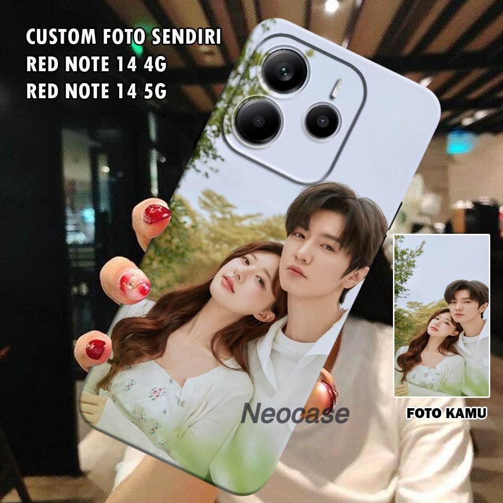 เคสซิลิโคนแบบกําหนดเองภาพถ่ายของคุณเอง Red Note 14 4G/5G (Other HP Type ยืนยันผ่านผู้ขายแชท)