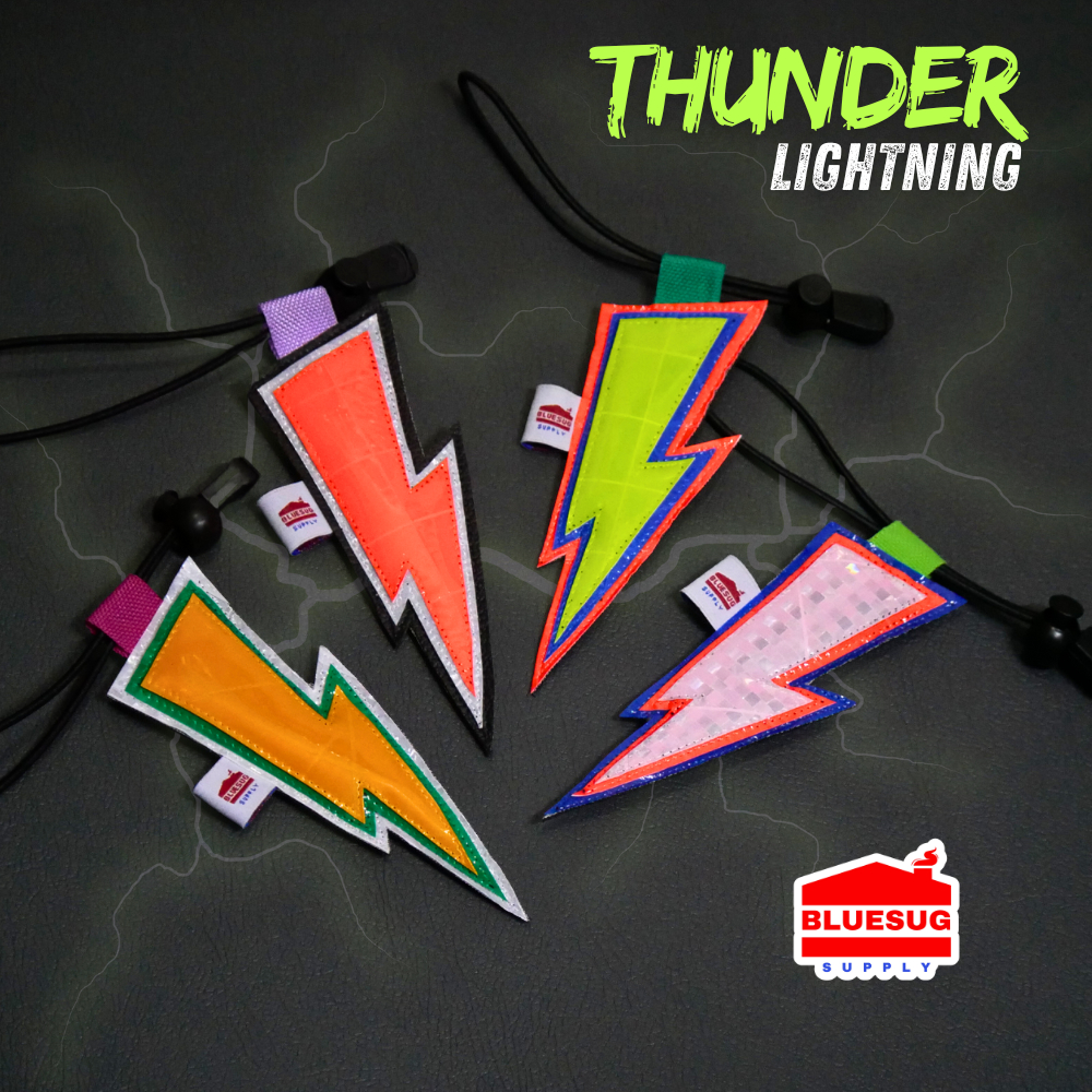 CAHAYA Thunder Lightning Reflector ไฟปั่นจักรยาน เครื่องสะท้อนแสงจักรยานสามเหลี่ยม