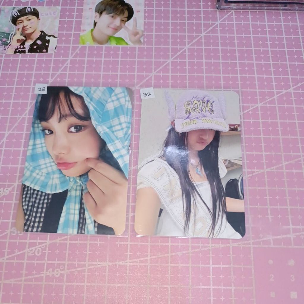 (ตรวจสอบคําอธิบาย) photocard hyein & nanni njz