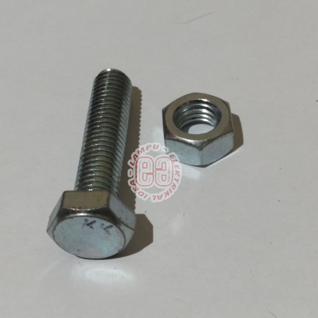 8 X 30 / BMP 8X30 GALVANIZED / BMP M8 X 30 WHITE SET 3 CM