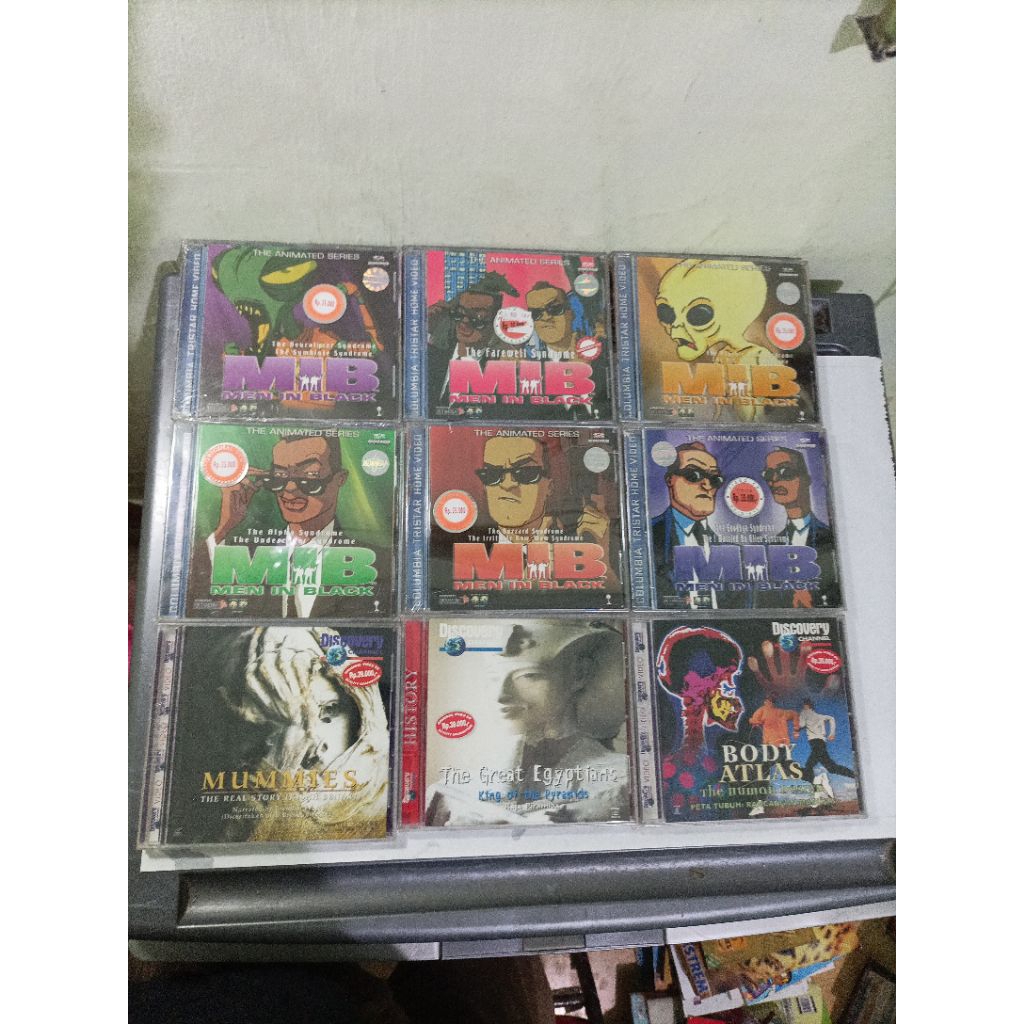 VCD ต้นฉบับ 101 Dalmatians 2, The Land Before Time, Babe, Men in Black Animation series, Mummies, Gr