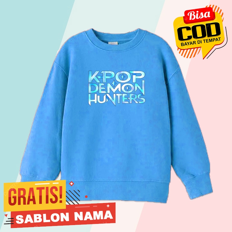 Kpop Demon Hunter โลโก้เสื้อกันหนาวเด็ก / Kpop Demon Hunter โลโก้เด็กชายและเด็กหญิงแจ็คเก็ต