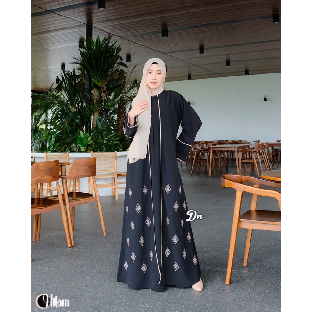 ABAYA ชุดสําหรับผู้หญิง KIANI DIANAURA BY AKU KARISSA MATERIAL SABRINA PREMIUM EMBROIDERED ACCENTS B