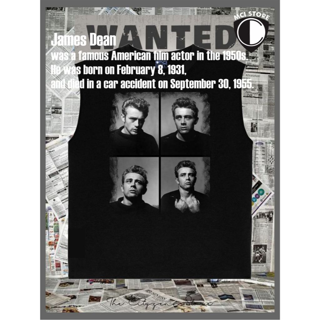 เสื้อกล้าม James Dean Eps 1 ชาย/หญิง