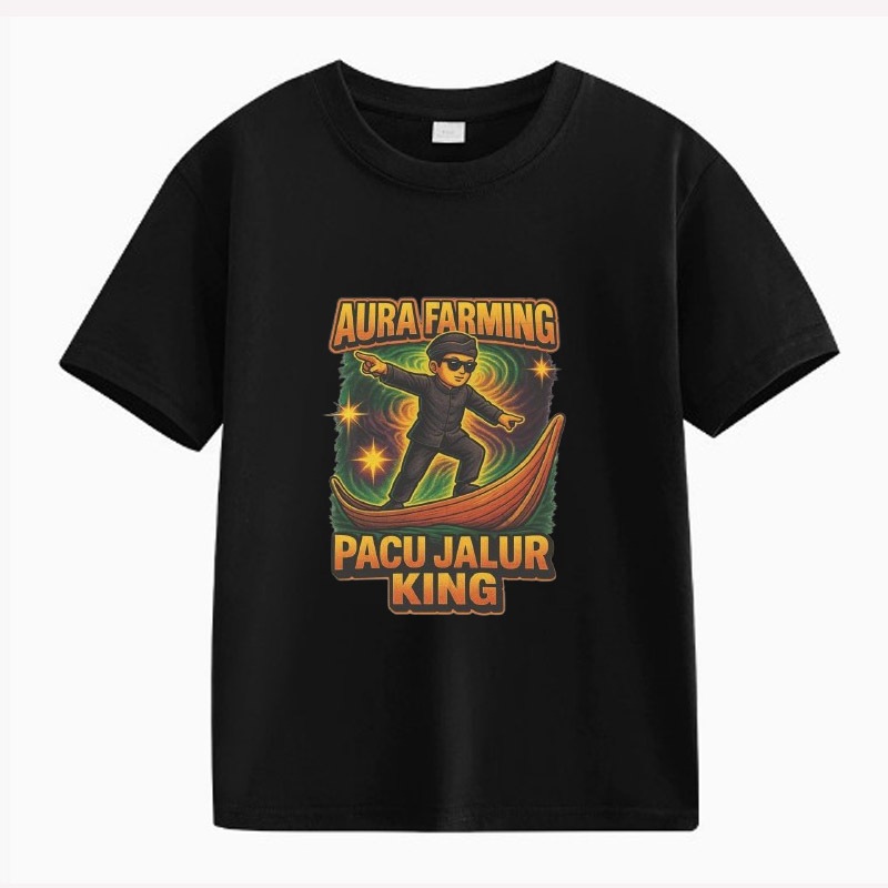 AURA FARMING Viral เสื้อผ้าสําหรับเด็กผู้ชาย - เสื้อยืดตัวละคร PACUJALUR สุดเท่สําหรับเด็กอายุ 1 - 1