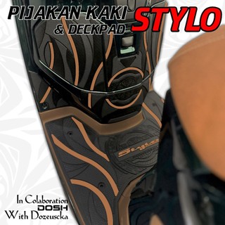 PAKET Karpet & Deck Pad STYLO Bahan Karet Asli Premium dan Pigmen Asli Anti slip/licin warna Tidak Pudar Nyaman digunakan