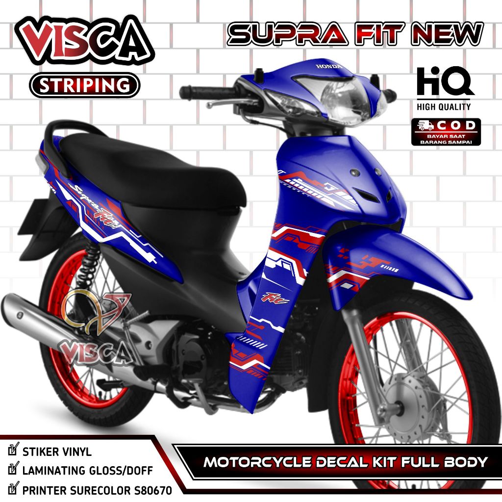 Supra Fit New Full Body Decal - Supra Fit New Sticker - Supra Fit New Decal - Supra Fit New Hologram
