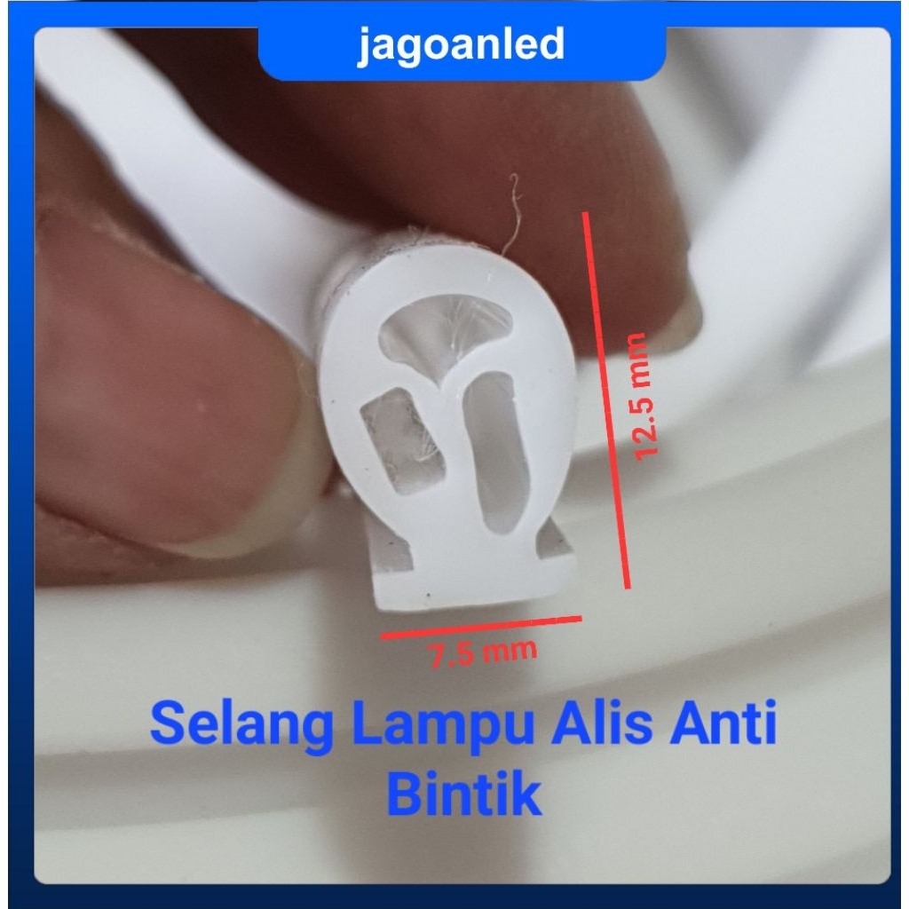 RGB Anti-Spot ซิลิโคนหลอดคิ้วท่อสําหรับ LED คิ้วรถจักรยานยนต์รถ PCB 5 มม.3 มม. มุมมองด้านบน