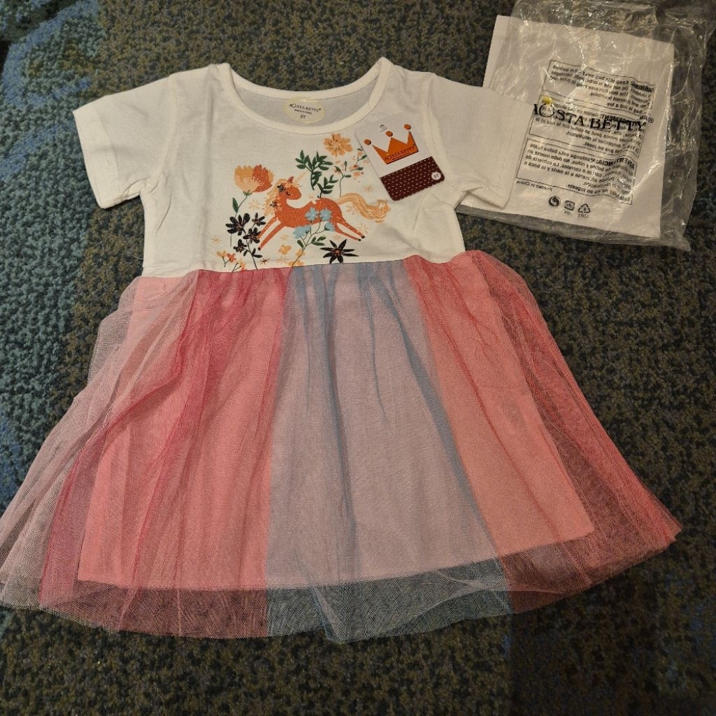 Aosta Betty Dress Tutu Anak 2T