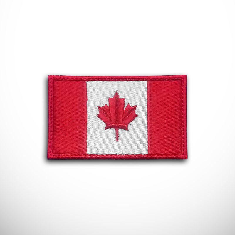 Flag of Canada Patch Emblem ปักธง Canada Canadian North America North America Patchwise