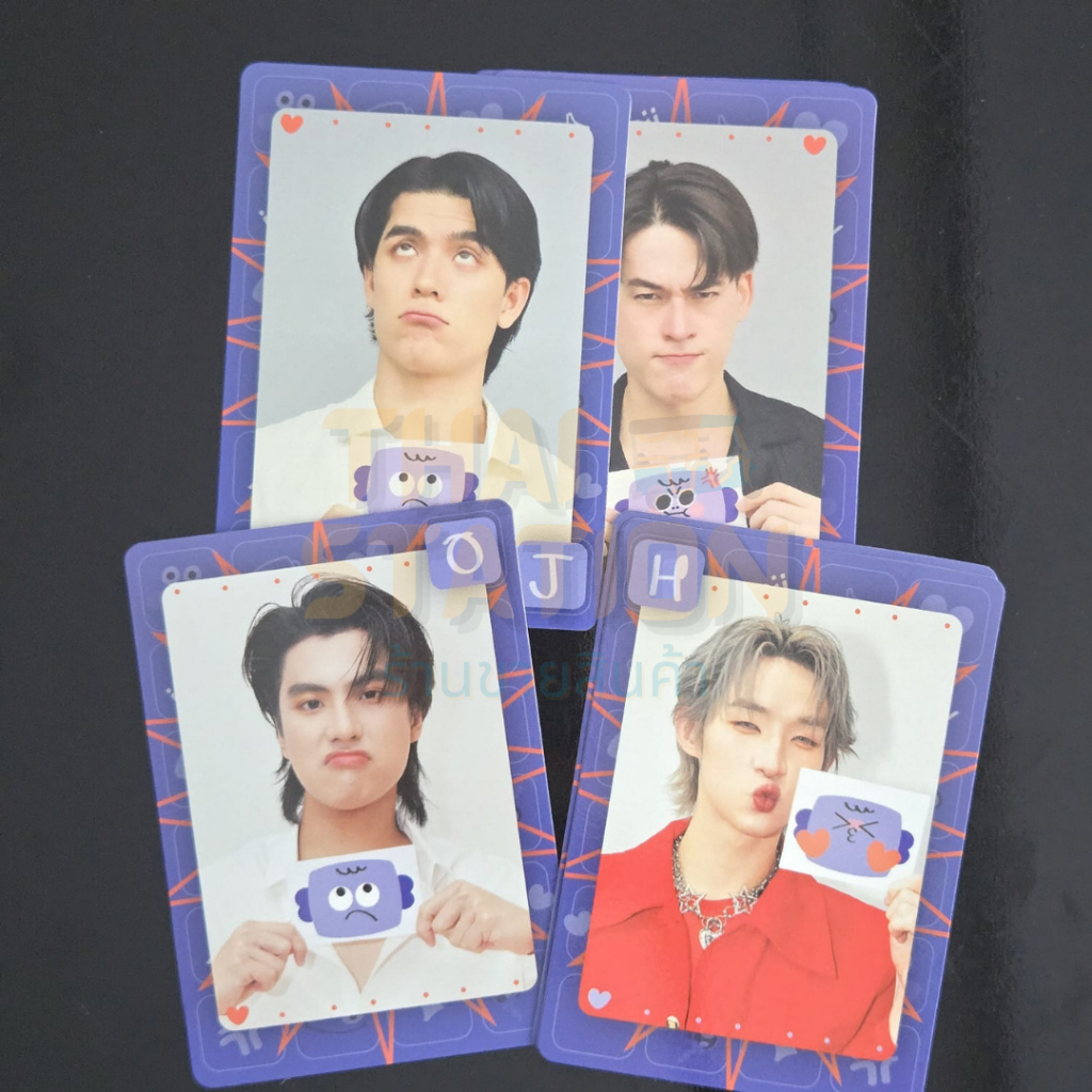 [READY] SHARING COLLECTIBLE CARDS MOOD QUEST BOY GMMTV POND PHUWIN PERTH SANTA WILLIAM EST LYKN HONG