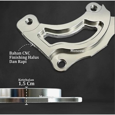 UNIVERSAL 2 PISTON Caliper BRACKET MIO SMILE MIO S MIO Z XEON FINO ETC. 260MM DISC CALIPER BRACKET C