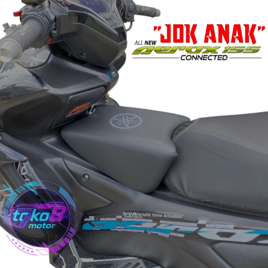 เบาะซ้อนท้ายเด็กเสริม All New Aerox เชื่อมต่อ 2020-2024 jumbo premium