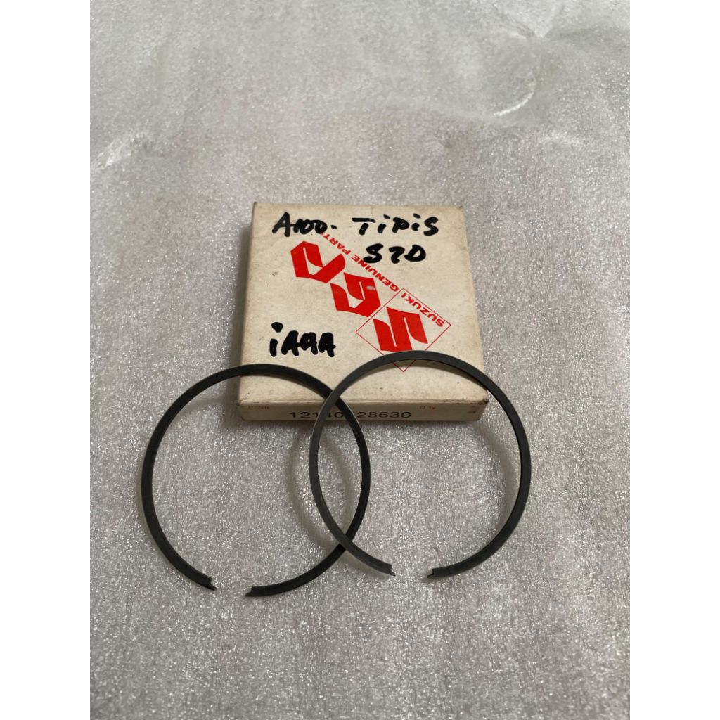 Suzuki A100 GP100 TS100 Original oversize Standard STD แหวนลูกสูบเดิม 12140-28630 1214028630