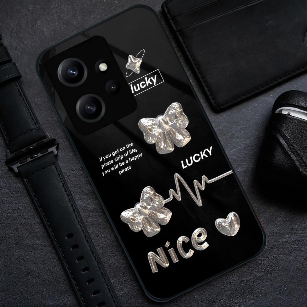 HP Xiaomi Redmi 15C Glass Softcase [BSG-50] - เคสโทรศัพท์ Xiaomi Redmi 15C - เคสกระจกอะคริลิค Xiaomi