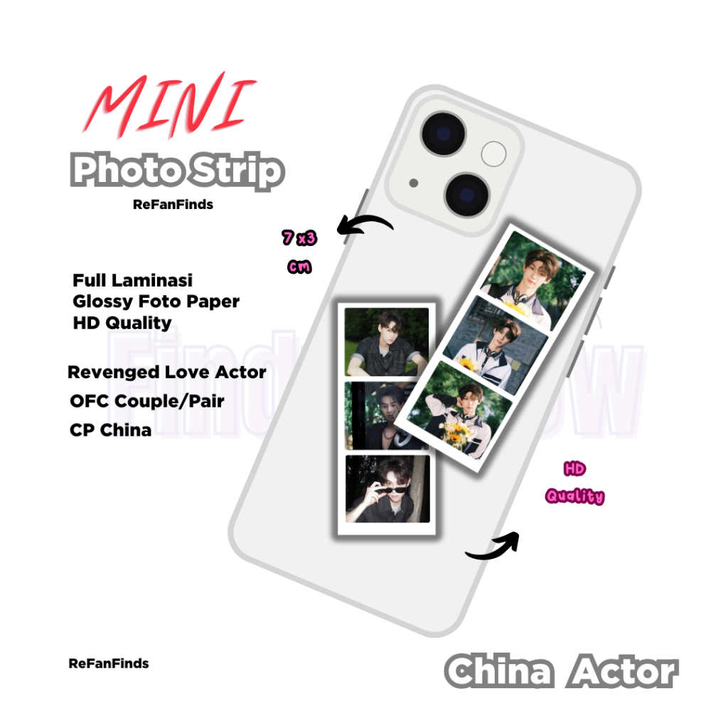 MINI PHOTO STRIP [CHEAPEST] รักซ้ํา DABAO CHI CHEANG TIAN XU NING ZI YU