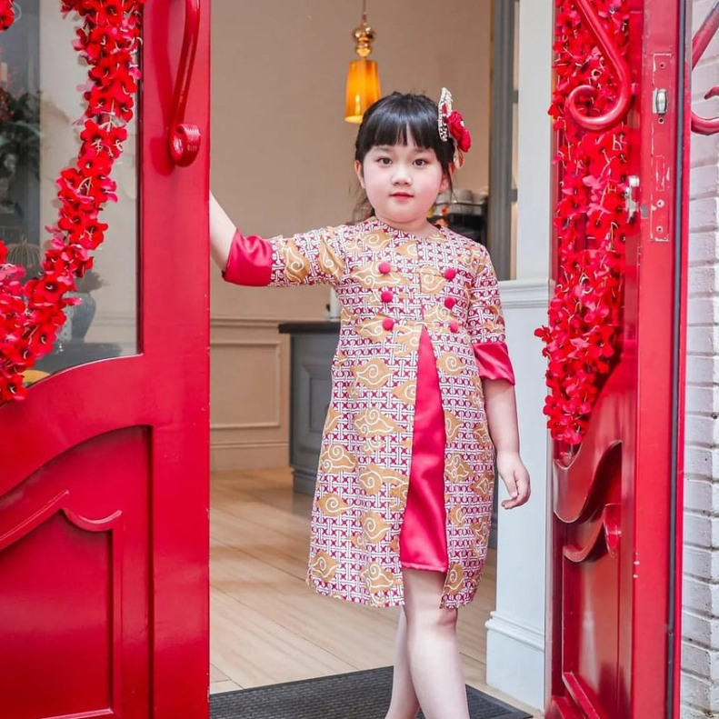 Bekids Olin ชุดเดรสผ้าบาติกสําหรับเด็กผู้หญิง