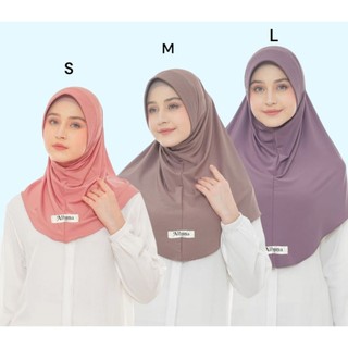 HIJAB SPORT/BERGO HAMIDAH/ (S/M/L) PED TEBAL JERSY HIGH QUALITY|JILBAB PED BESAR