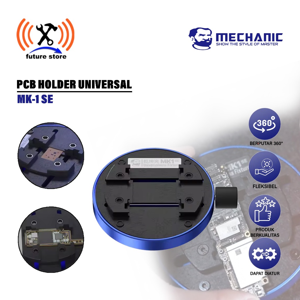 ช่าง MK1 SE PCB HOLDER ROTARY QIANKUN CLAMP ORIGINAL - PCB CLAMP - UNIVERSAL PCB HOLDER - IC MOTHERB