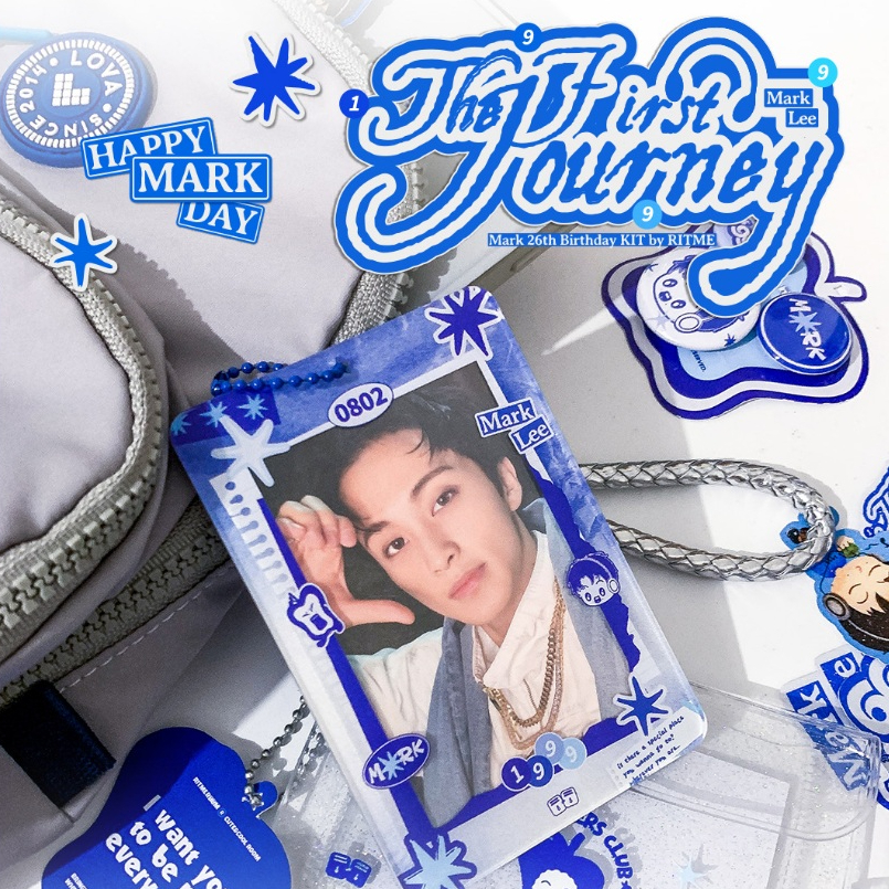 RITME ROOM - Mark 26th Birthday KIT - The First Journey MD Photocard Holder Pouch Sticker Transparen