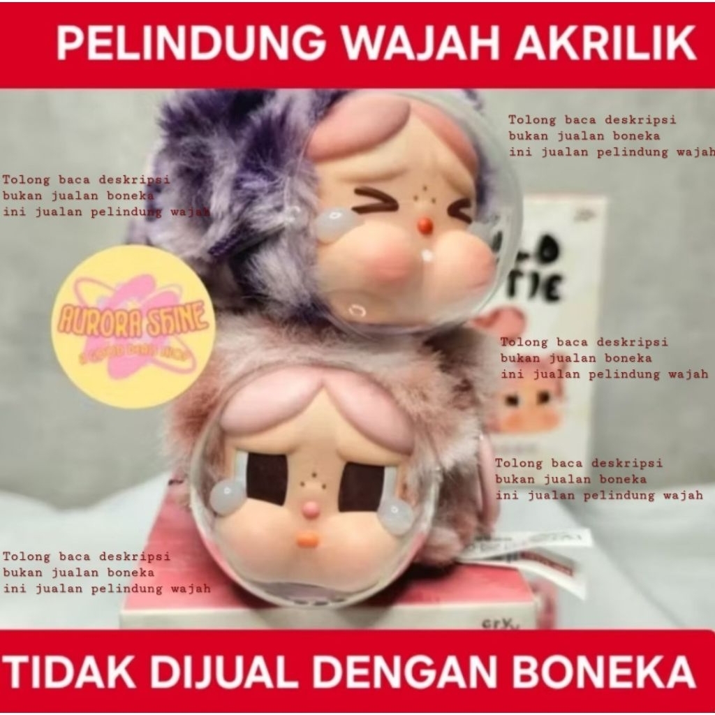 CRY BABY Wild แต่ Cutie Face Shield (NOT SELLING DOLL) / อุปกรณ์เสริม WBC / Wild แต่ cure Cover / ตั