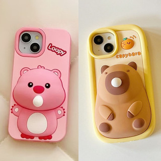 Jelly Loopy Bubble Super Lucu Silicone Jelly Case Iphone 16 Pro Max 16Plus 15 15ProMax 15Pro 15 14 13 12 Pro Max 11 14Promax 13Promax 12Promax