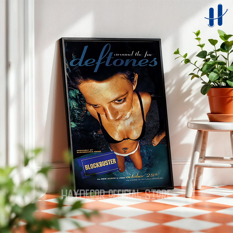 Haydecor Deftones Blockbuster Frame Band Wall Decorative Room Display ความงามตกแต่ง - รูปที่ 2