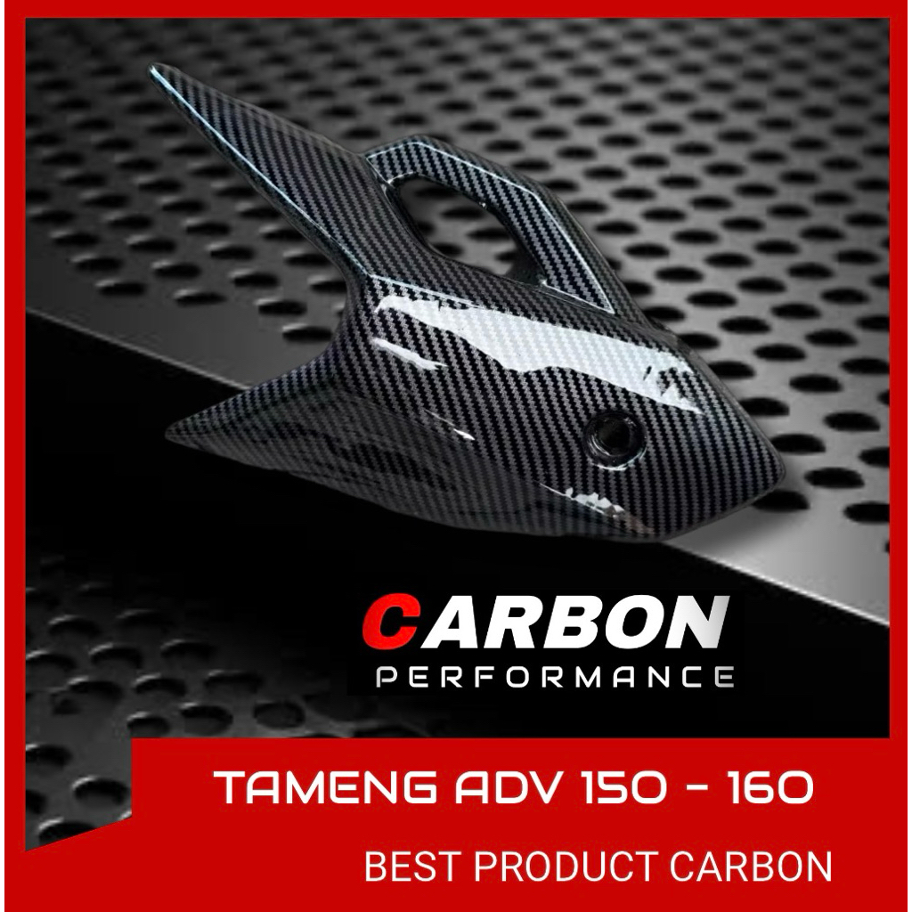 ADV 160 ADV 150 CARBON ORIGINAL MODEL EXHAUST COVER - ADV ครอบท่อไอเสียคาร์บอน ADV 160 ชิลด์ไอเสียคา