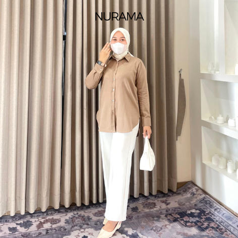 KEMEJA Mashira Shirt Twillkorea Plain Shirt Top - KK8 TWK