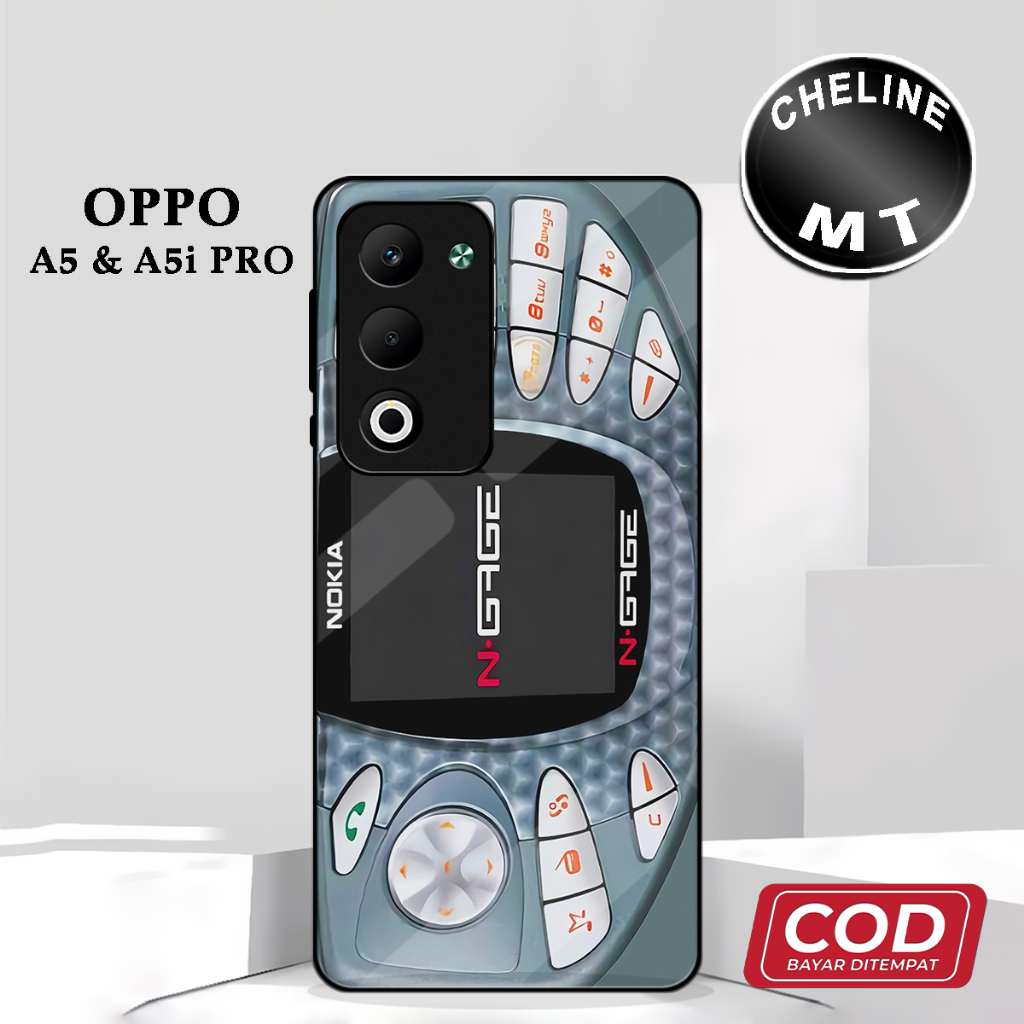 ( DD 1 ) เคส Sofcase Glossy สําหรับ Oppo A5 l oppo A5i PRO l Anime Motif l บทคัดย่อ l น่ารัก l Kesin