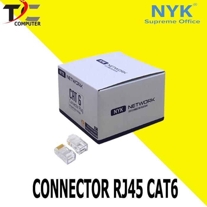 ขั้วต่อ RJ45 Cat6 RJ45 Cat6 เครือข่าย LAN NYK Connector