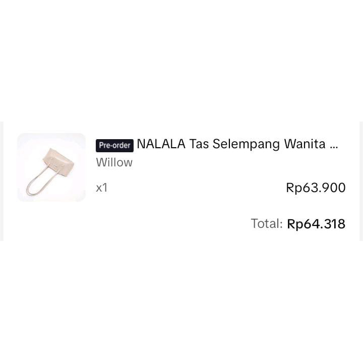 Preloved Nala Bag Willow Color Ambyar