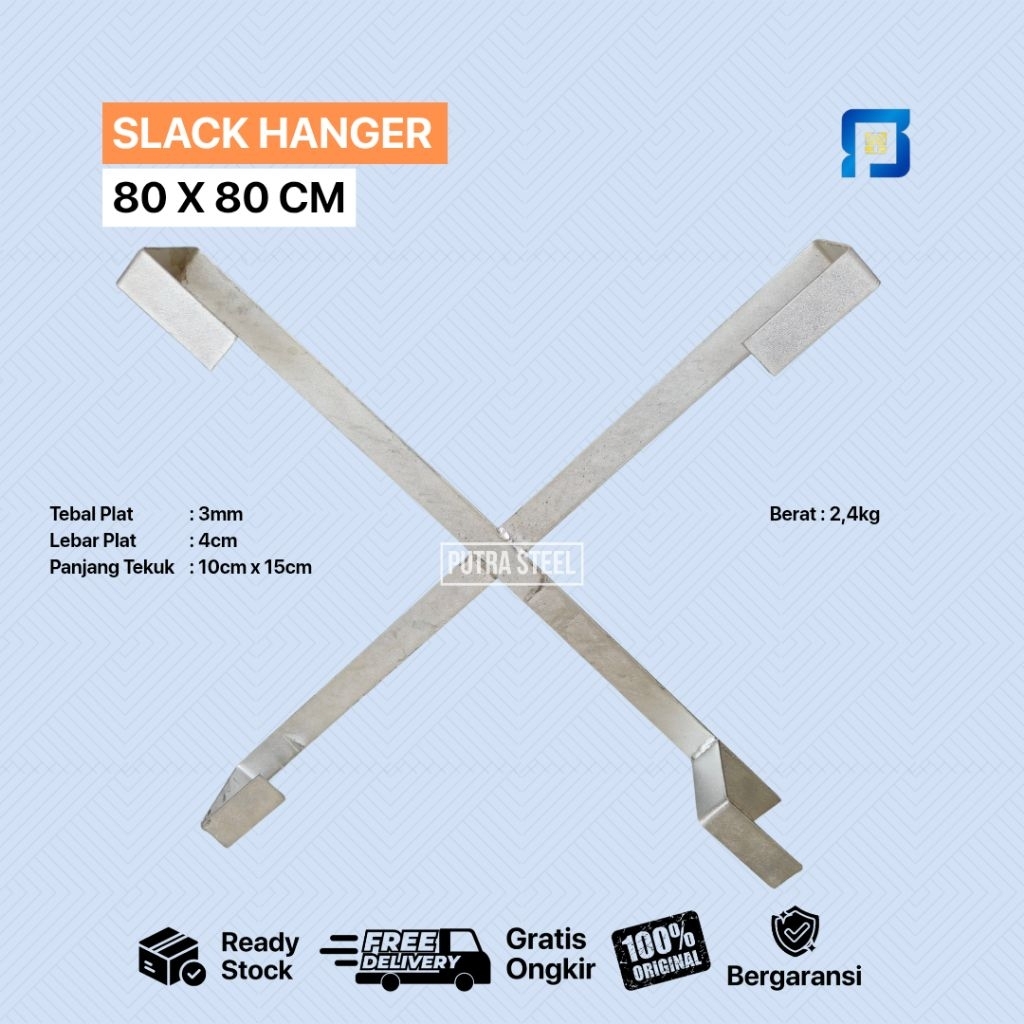 SLACK HANGER / FIXING SLACK / SLACK CROSS 80 X 80 FIBER OPTIC POLE อุปกรณ์เสริม