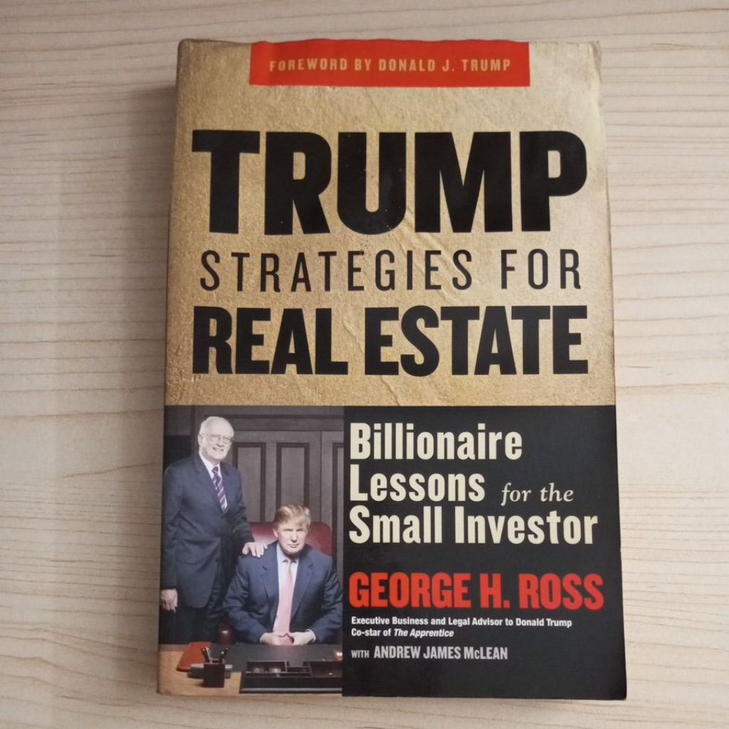 หนังสือ TRUMP STRATEGY สําหรับจริง ESTATE BILLIONAIRE LESSONS สําหรับเด็กเล็ก