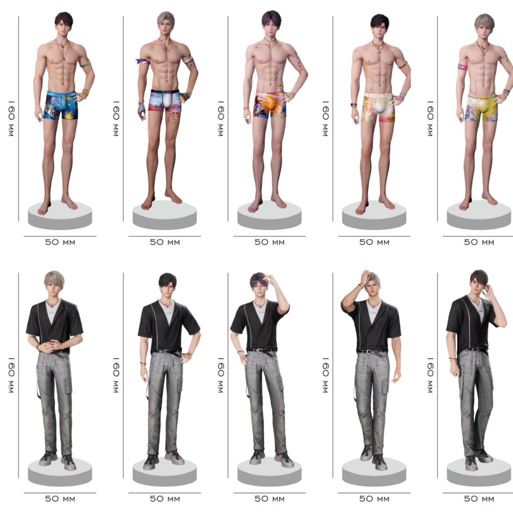 Love And Deepspace Acrylic Standee II / เกมอะคริลิค Standee Love and Deepspace