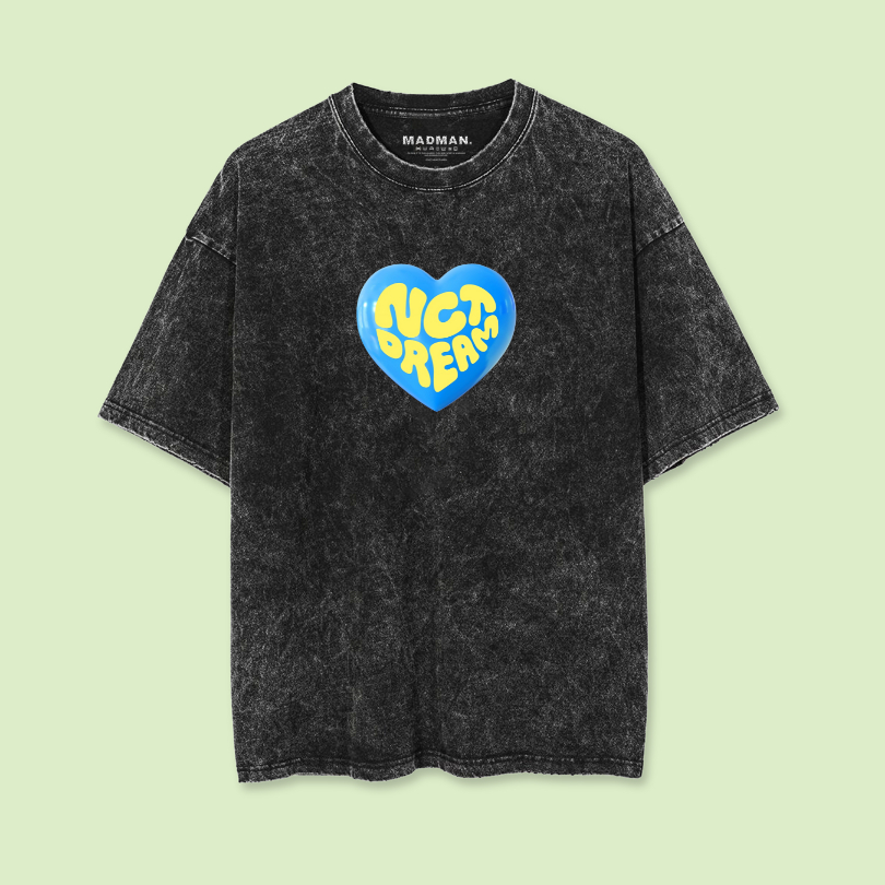 MADMAN เสื้อยืด Oversize Washed NCT DREAM "The Dream Show 4 - Dream The Future" | คอนเสิร์ต KPOP | N