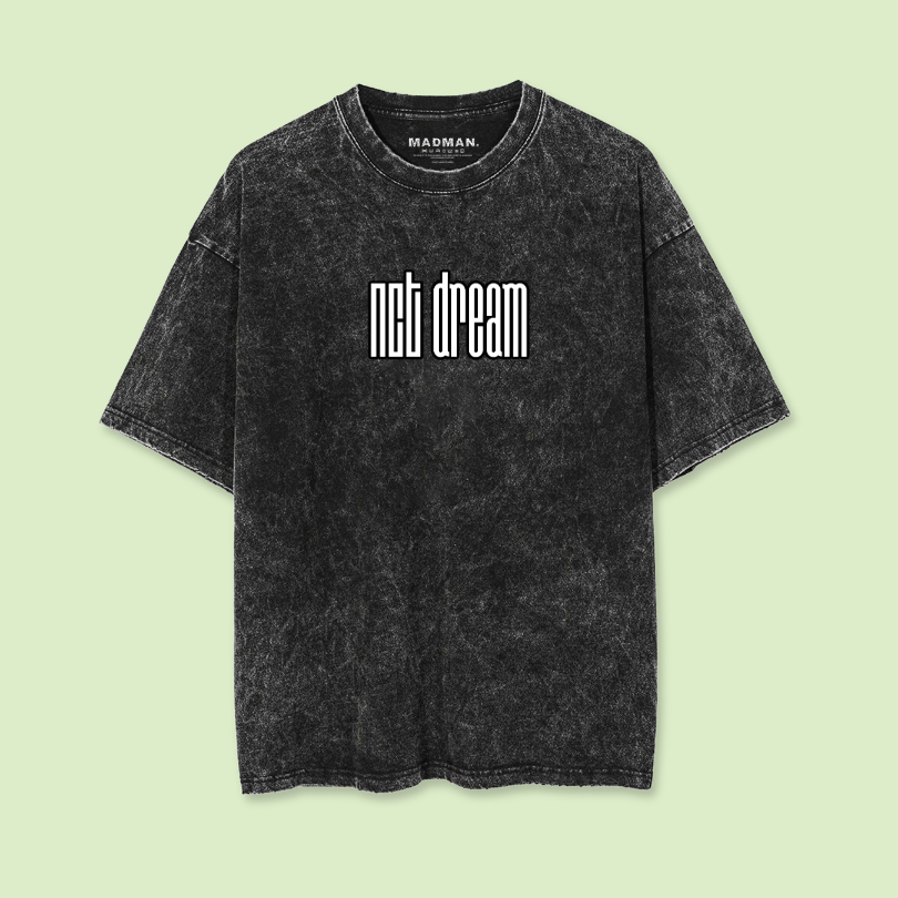 MADMAN เสื้อยืด Oversize Washed NCT DREAM "The Dream Show 4 - Dream The Future" | คอนเสิร์ต KPOP | N